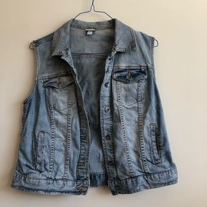 Blue jean vest!
